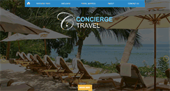 Desktop Screenshot of conciergetravel.cc